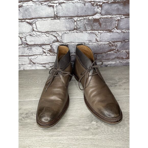 Cole Hahn Brown Leather Chukka Ankle Lace Up Boots Men’s Sz 11.5M US/45EU C23479 main image 11